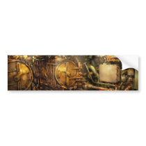 Steampunk - Naval - The torpedo room Bumper Sticker