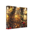 Steampunk - Naval - The torpedo room Gallery Wrapped Canvas Steampunk - Naval - The torpedo room Gallery Wrapped Canvas