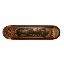 Steampunk - Naval - This is where I do my job Skate Board Decks