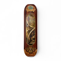 Steampunk - Naval - Watch the depth Skateboard Decks