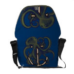 Steampunk Octopus Over Anchor Courier Bags