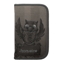 Steampunk Owl Rickshaw Planer Organizers