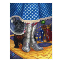 Steampunk Oz Postcard