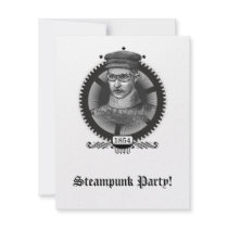 Steampunk Party Invitation