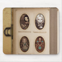 Steampunk Photo Album Mousepad by strangeling Steampunk Photo Album Mousepad