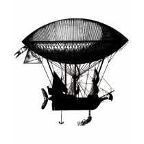 Steampunk pirate airship t-shirts by MrsEvilGenius Steampunk pirate airship t-shirts