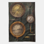 Steampunk - Plumbing - Gauging success Kitchen Towel Steampunk - Plumbing - Gauging success Kitchen Towel