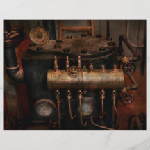 Steampunk - Plumbing - The valve matrix Custom Flyer