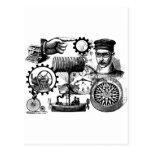 steampunk post card