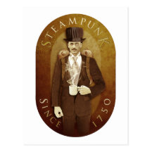 STEAMPUNK POST CARDS