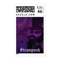 Steampunk postage by FredzCards Steampunk postage