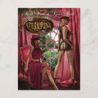 Steampunk Postcard