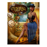 Steampunk Postcard