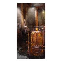 Steampunk - Powering the modern home Personalized Photo Card