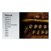 Steampunk - Remuneration mechanism business cards