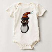 Steampunk Robo-Santa, babies  t-shirts