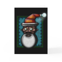 Steampunk Robo-Santa, greeting card by kasei_lee Steampunk Robo-Santa, greeting card