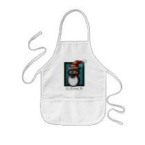 Steampunk Robo-Santa, kids apron by kasei_lee Steampunk Robo-Santa, kids apron