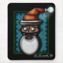 Steampunk Robo-Santa, mousepad