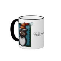 Steampunk Robo-Santa, mug by kasei_lee Steampunk Robo-Santa, mug