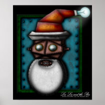 Steampunk Robo-Santa, print