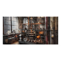Steampunk - Room - Steampunk Studio Picture Card