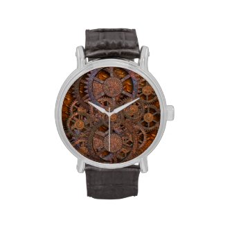 Steampunk Rusty Cogs Watches