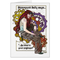 Steampunk Sally Card cards
