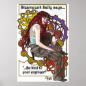 Steampunk Sally Poster posters