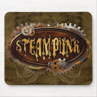 Steampunk Sign Mousepad