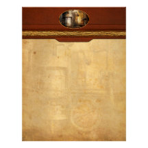 Steampunk - Silent into the night Personalized Letterhead
