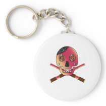 Steampunk Skull Keychains