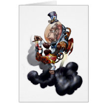 Steampunk Space Chimp Cards