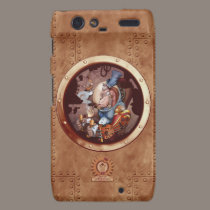 Steampunk Space Chimp Droid Razr Case casemate cases
