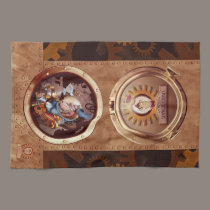 Steampunk Space Chimp Towel kitchen towels