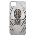 Steampunk Spider on Rough Steel iPhone 5 Cases
