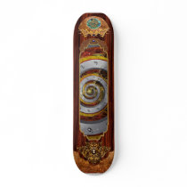 Steampunk - Spiral - Infinite time Skate Board Deck