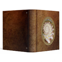 Steampunk - Spiral - Time Iris Vinyl Binder