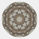 Steampunk Sweetheart Mandala Stickers