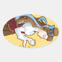 Steampunk Tea Time Stickers