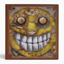 Steampunk - The joy of technology 3 Ring Binders