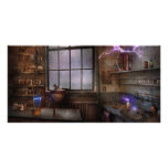 Steampunk - The Mad Scientist Photo Card Template