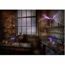 Steampunk - The Mad Scientist Photo Cut Out