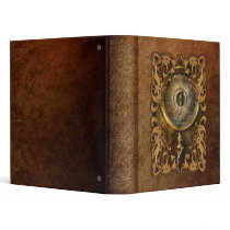 Steampunk - The pressure gauge Vinyl Binder