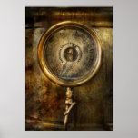 Steampunk - The pressure gauge Poster