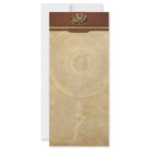 Steampunk - The pressure gauge Rack Card Design