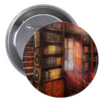 Steampunk - The semi-private study Pinback Button
