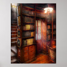 Steampunk - The semi-private study Poster