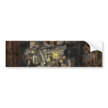 Steampunk - The Turret Computer Bumper Sticker