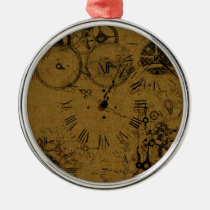 Steampunk Time ornaments